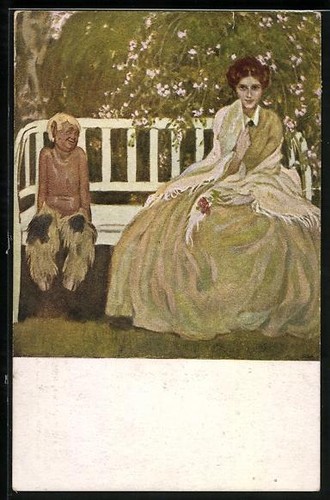 Carte postale artiste - postale, g