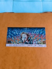 PLACE DE CONCERT JOHNNY HALLYDAY  { numero 0001 ) LE 14 MARS 1983 A MARSEILLE