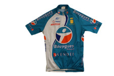 Maillot vélo rétro Nalini Bouygues Telecom Mode Time UCI