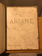 Jules Massenet Ariane Catulle Mendes Partition chant piano éditions Heugel
