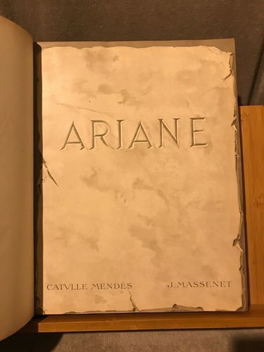 Jules massenet ariane - jules,