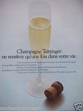 PUBLICITÉ 1972 CHAMPAGNE