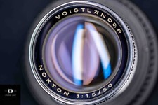? Voigtlander Nokton 50mm F/1.5  Prominent Fuji GFX ? ***One Month Warranty***