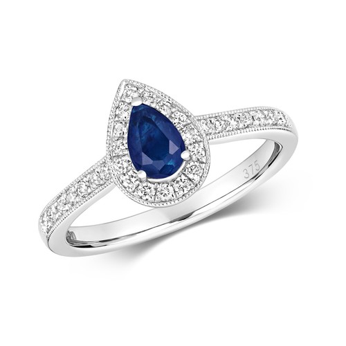 Bague femme pavage blanc 9 - or,