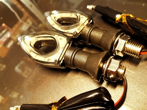 Clignotants motos leds - x2, "