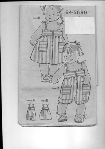 Patron enfant fille - patron,