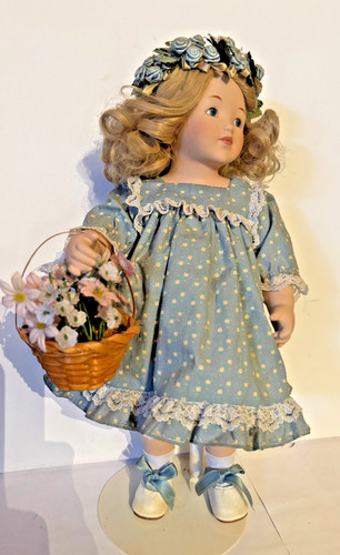 Poupée porcelaine virginia - porcelaine,
