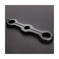 TRAVAIL DES COUILLES & CBT Barre d'attache Chevilles-Testicules Pilori Noire Tri