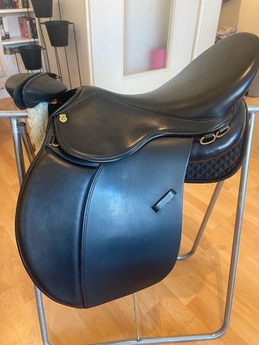 Massimo black leather saddle - massimo,