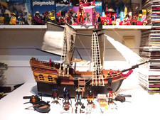 PLAYMOBIL BÂTEAU PIRATES/ CANONS PERSONNAGES ACCESSOIRES ÎLE FLIBUSTIERS CORSAIR