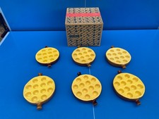 ? Emile Henry lot de 6 plats poêlon à escargots 12 trous en grés céramique N°5