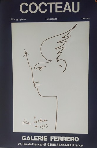 Affiche cocteau galerie - affiche,