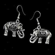 Boucle d'oreille éléphant