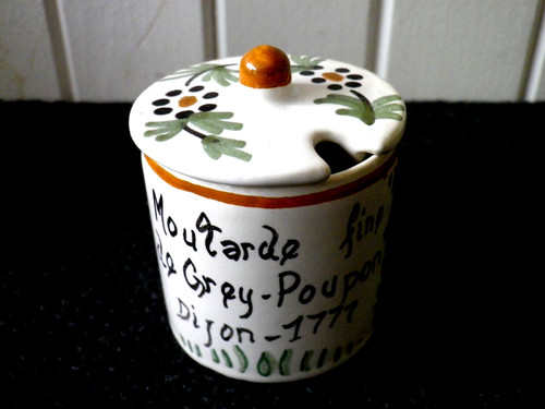Petit pot moutarde - à, fine