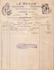 AUBUSSON FACTURE " LE REGUM "