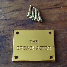GRETSCH " THE BROADKASTER" GUITAR PLATE / PLAQUE DE MANCHE "THE BROADKASTER" 2