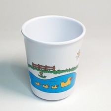 Ancien Gobelet Verre Ferme