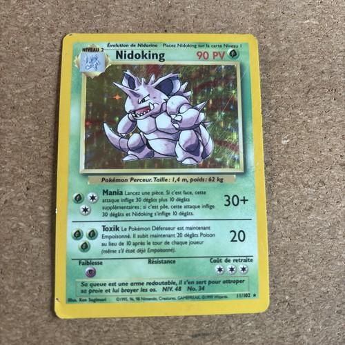Carte pokémon nidoking - pokémon,