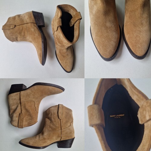 Santiag daim saint laurent - santiag,