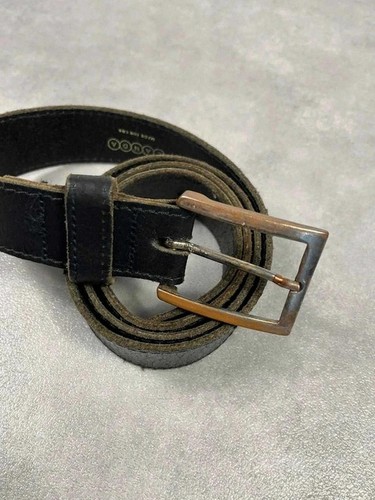 Ceinture cuir vintage noir