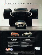 Publicité Advertising 079  2006  Fiat   Sedici  4 X4 Cross