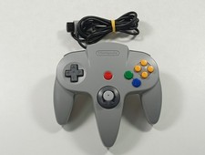 CONTROLLER - MANETTE NINTENDO 64 (N64) GRIS NOUVEAU STICK ANALOGIQUE DE REMPLACE