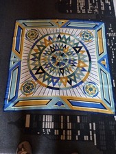 Carre Hermes 90 Silk Scarf LA ROSE DES VENTS