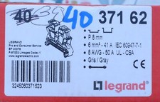 40x Legrand 0 371 62 Bloc de jonction section 6mm² gris. 037162