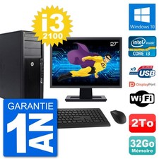 PC Tour HP Z210 Ecran 27"