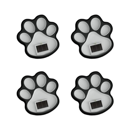 Lumières solaires paw print - solaires,