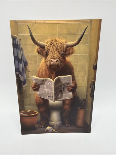 Affiche humoristique vache - affiche,