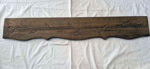 Ancien fronton bois - ancien, en