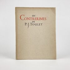 P. J. TOULET : LES CONTRERIMES