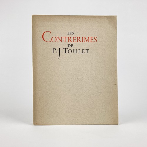 Toulet les contrerimes - p.,