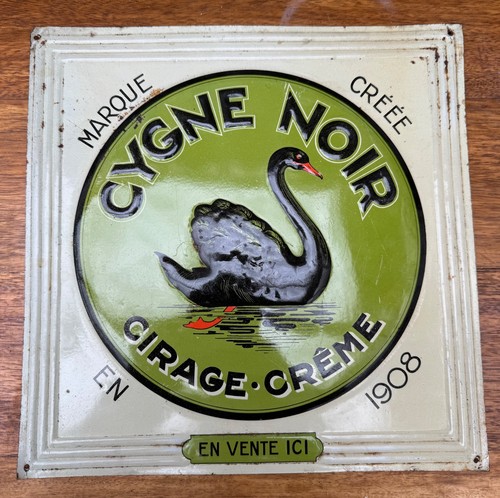 Ancienne tôle litho cirage