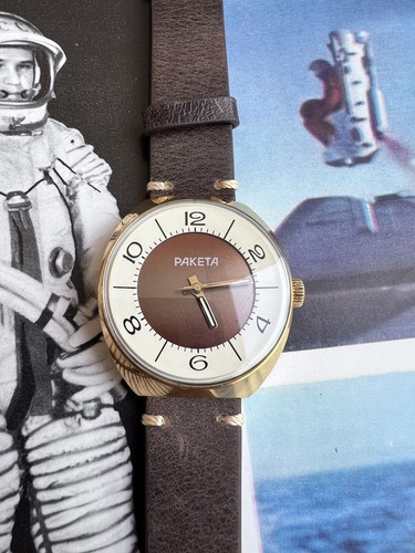 Montre raketa cadran bicolore - raketa,