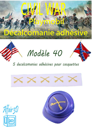 Custom playmobil décalcomanie - playmobil,