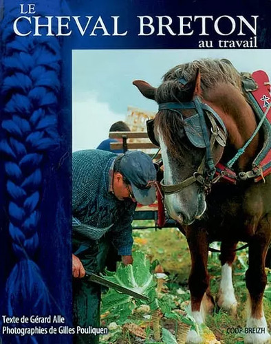 Cheval breton travail - cheval, au