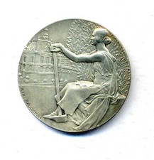 Concours de Pompe 1926 Levallois-Perret – Bronze argentée par René Baudichon
