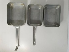 Lot Gamelles anciennes alu pur aluminium ouvrier soldat militaire Faymont FRANCE