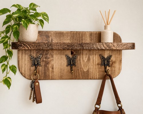 Porte manteau mural bois - porte-manteau,
