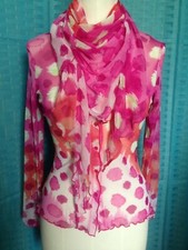 Magnifique gilet résille rose - magnifique,