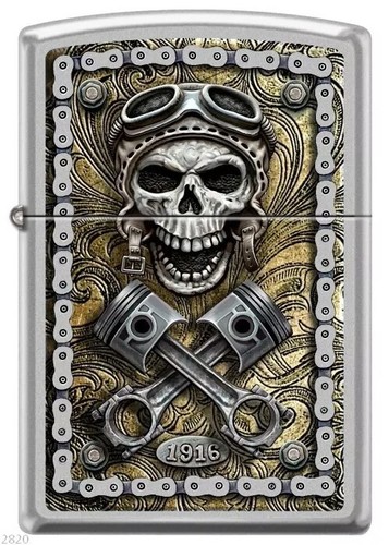 Zippo motorskull by rick - motorskull,