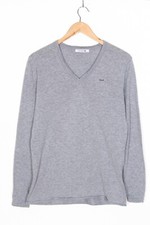 Pull coton col v - en,