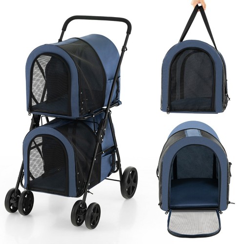 Poussette pour chien - poussette, chat