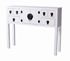 Asie Table Console Blanc de Mur Armoire à Bijoux Coiffeuse Neuf