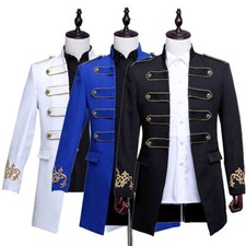 Hommes Smoking Long Costume