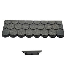 Playmobil toit noir accroches fenêtre château médiéval lâche