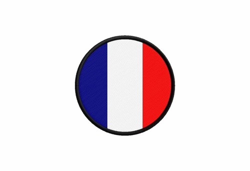 Patch ecusson drapeau france