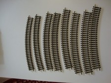 JOUEF HO 8 Rails Courbes R = 445 R = 17  32 Traverses maillechort non utilisé